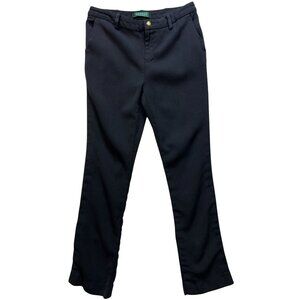Lauren Ralph Lauren Women's Slim Fit Wool Chino Pants Stretch Size 4P Black